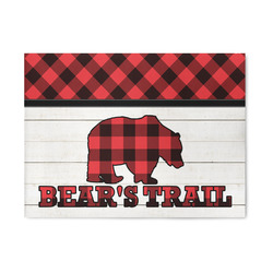 Lumberjack Plaid 5' x 7' Patio Rug (Personalized)