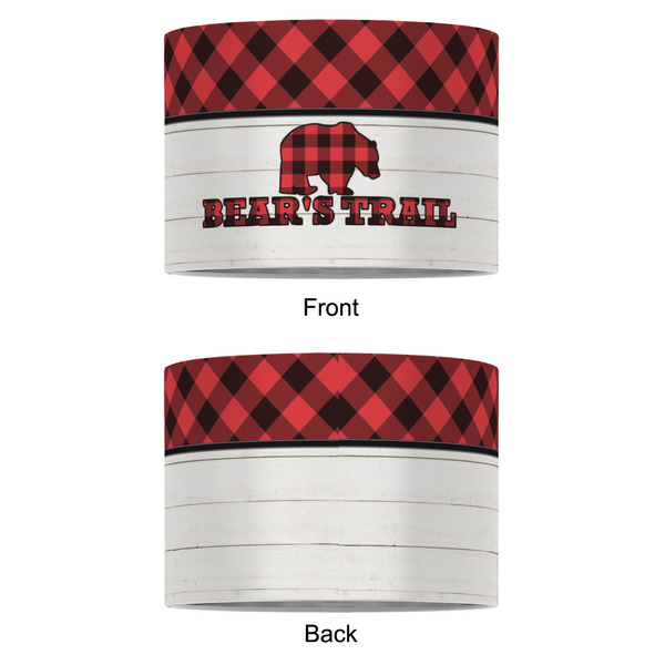 Lumberjack Plaid 8" Drum Lampshade - APPROVAL (Fabric)