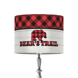 Lumberjack Plaid 8" Drum Lamp Shade - Fabric (Personalized)
