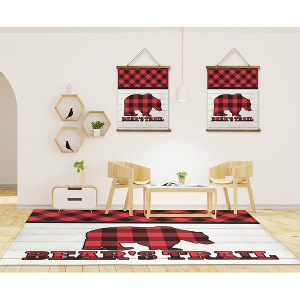 Lumberjack Plaid 8'x10' Indoor Area Rugs - IN CONTEXT
