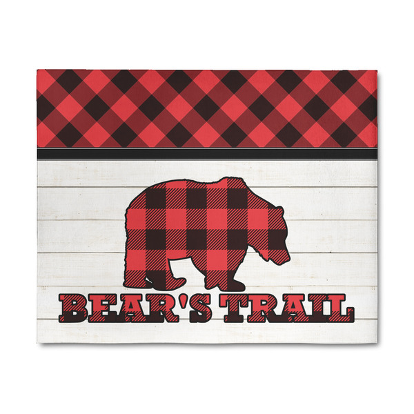 Custom Lumberjack Plaid 8' x 10' Indoor Area Rug (Personalized)