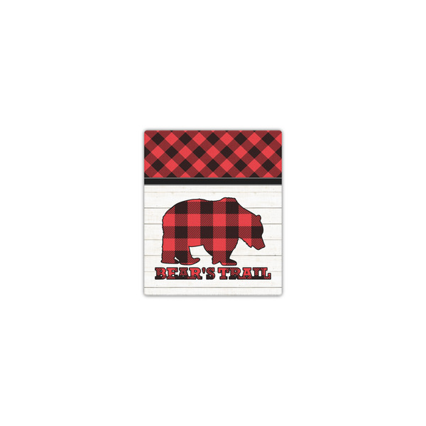 Custom Lumberjack Plaid Canvas Print - 8x10 (Personalized)