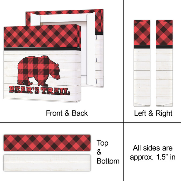 Lumberjack Plaid 8x8 - Canvas Print - Approval