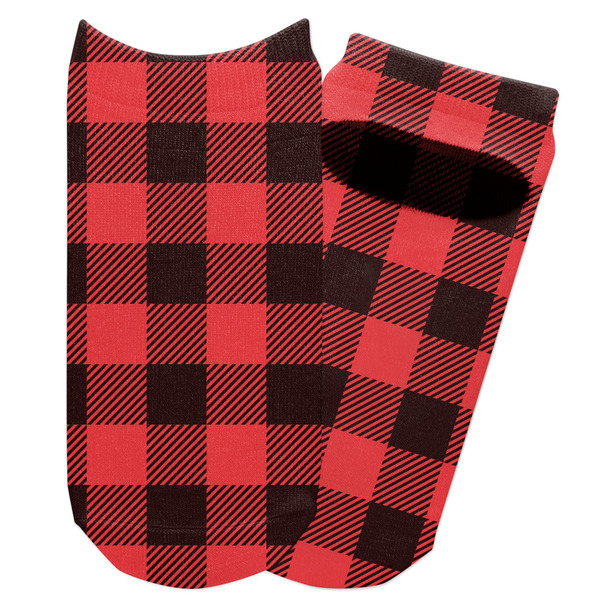 Custom Lumberjack Plaid Adult Ankle Socks
