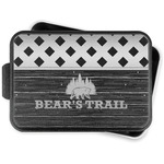 Lumberjack Plaid Aluminum Baking Pan with Lid (Personalized)