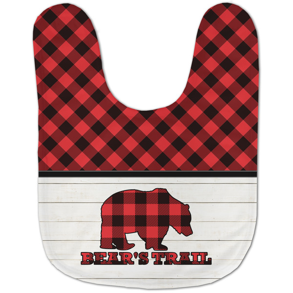 Lumberjack Plaid Baby Bib - AFT flat