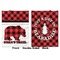 Lumberjack Plaid Baby Blanket (Double Sided - Printed Front and Back)