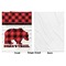 Lumberjack Plaid Baby Blanket (Single Sided - Printed Front, White Back)