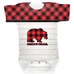 Lumberjack Plaid Baby Bodysuit 6-12 (Personalized)