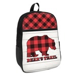 Lumberjack Plaid Kids Backpack (Personalized)