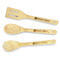 Lumberjack Plaid Bamboo Cooking Utensils Set - Double Sided - FRONT