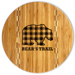 Lumberjack Plaid Bamboo Cutting Board (Personalized)