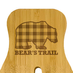 Lumberjack Plaid Bamboo Salad Mixing Hand (Personalized)