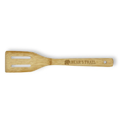 Lumberjack Plaid Bamboo Slotted Spatula - Single Sided (Personalized)