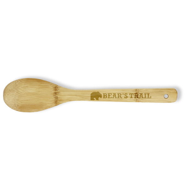 Custom Lumberjack Plaid Bamboo Spoon - Double Sided (Personalized)