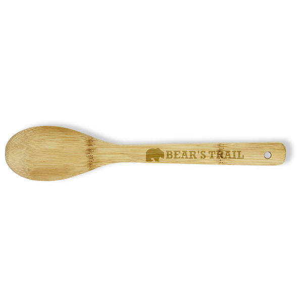 Custom Lumberjack Plaid Bamboo Spoon - Single Sided (Personalized)