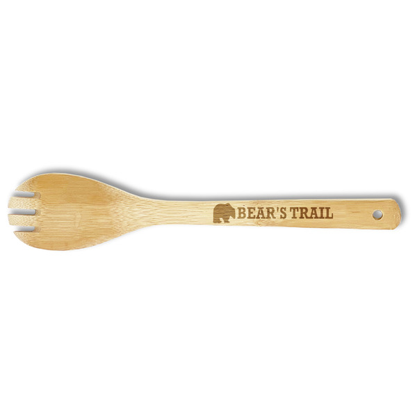 Lumberjack Plaid Bamboo Spork - Single Sided - FRONT