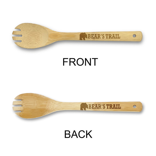 Lumberjack Plaid Bamboo Sporks - Double Sided - APPROVAL