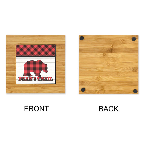 Lumberjack Plaid Bamboo Trivet with 6" Tile - APPROVAL