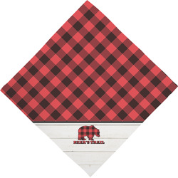 Lumberjack Plaid Dog Bandana Scarf w/ Name or Text