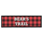 Lumberjack Plaid Bar Mat (Personalized)