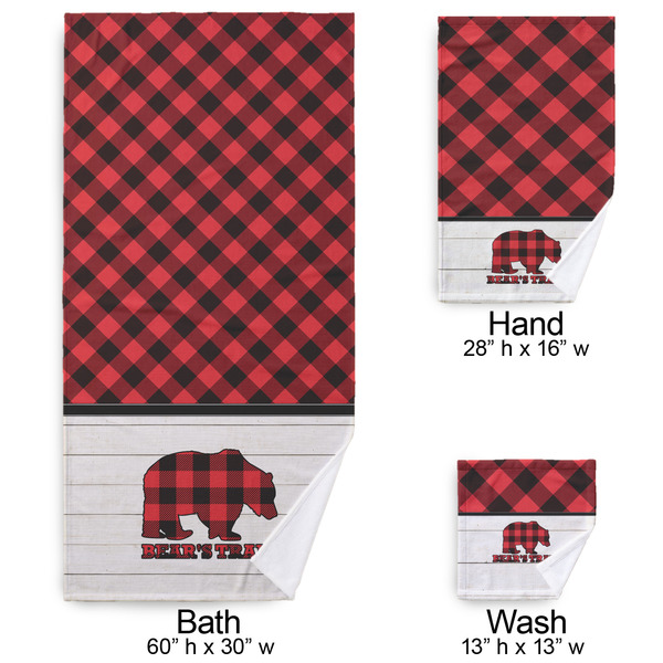 Lumberjack Plaid Bath Towel Sets - 3-piece - Approval