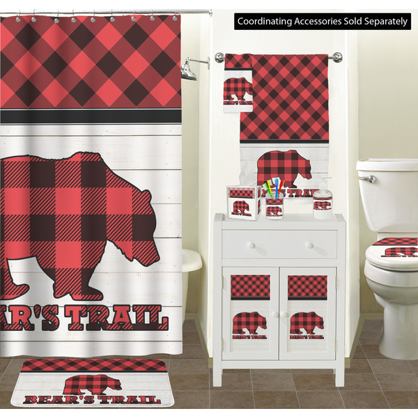 Lumberjack Plaid Bathroom Scene