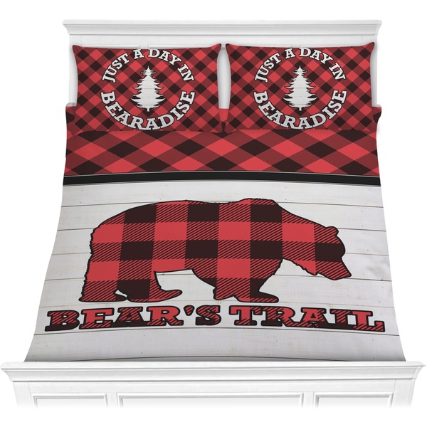 Custom Lumberjack Plaid Comforter Set - Full / Queen (Personalized)