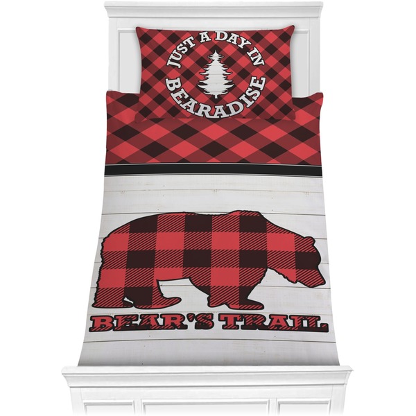 Custom Lumberjack Plaid Comforter Set - Twin (Personalized)