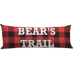 Lumberjack Plaid Body Pillow Case (Personalized)