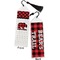 Lumberjack Plaid Bookmark with tassel - Front and Back