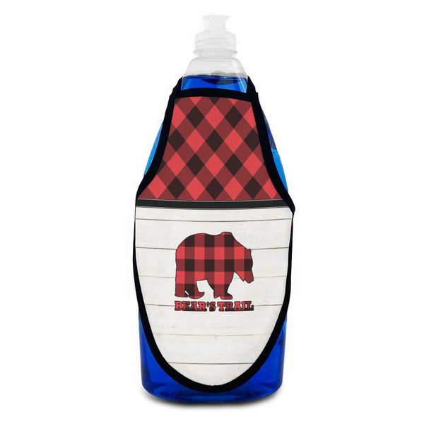 Lumberjack Plaid Bottle Apron - Soap - FRONT