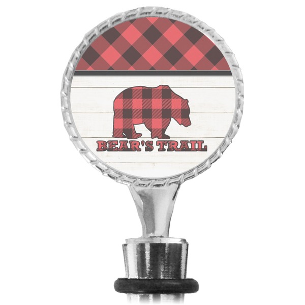 Lumberjack Plaid Bottle Stopper Main View