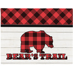 Lumberjack Plaid Woven Fabric Placemat - Twill w/ Name or Text