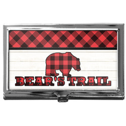 Lumberjack Plaid Business Card Case