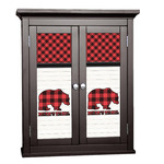 Lumberjack Plaid Cabinet Decal - Small (Personalized)