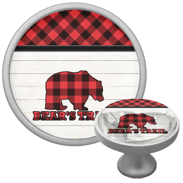 Custom Lumberjack Plaid Cabinet Knob (Personalized)