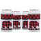 Lumberjack Plaid Can Cooler (12 oz) - Set of 4 w/ Name or Text