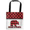 Lumberjack Plaid Auto Back Seat Organizer Bag (Personalized)
