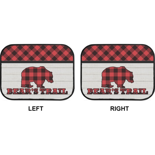 Lumberjack Plaid Car Floor Mats (Back Seat) (Approval)
