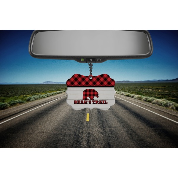 Lumberjack Plaid Car Ornament (Road)