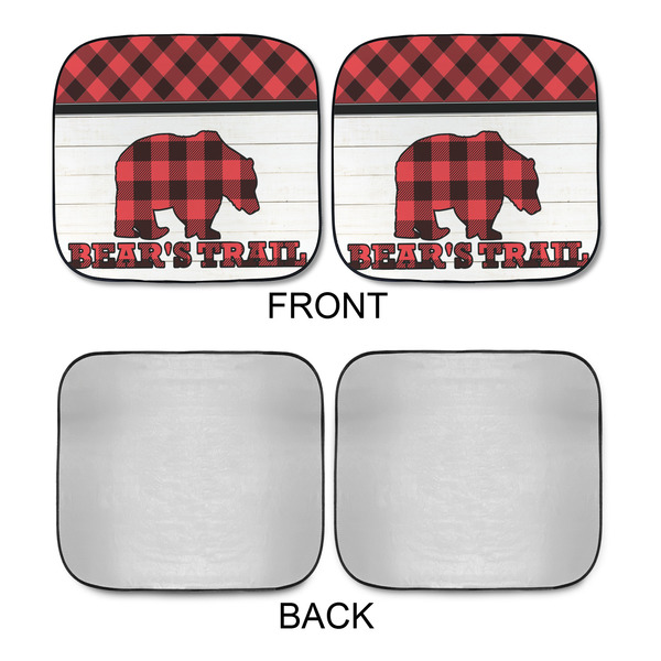 Lumberjack Plaid Car Sun Shades - APPROVAL