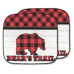 Lumberjack Plaid Car Sun Shade - Two Piece (Personalized)