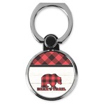 Lumberjack Plaid Cell Phone Ring Stand & Holder (Personalized)