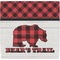 Lumberjack Plaid Ceramic Tile Hot Pad (Personalized)