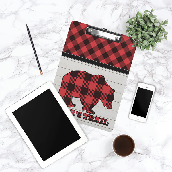 Lumberjack Plaid Clipboard - Lifestyle Photo