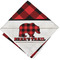 Lumberjack Plaid Cloth Napkin w/ Name or Text