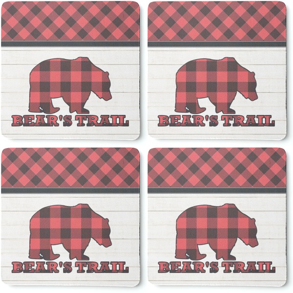 Lumberjack Plaid Coaster Rubber Back - Apvl