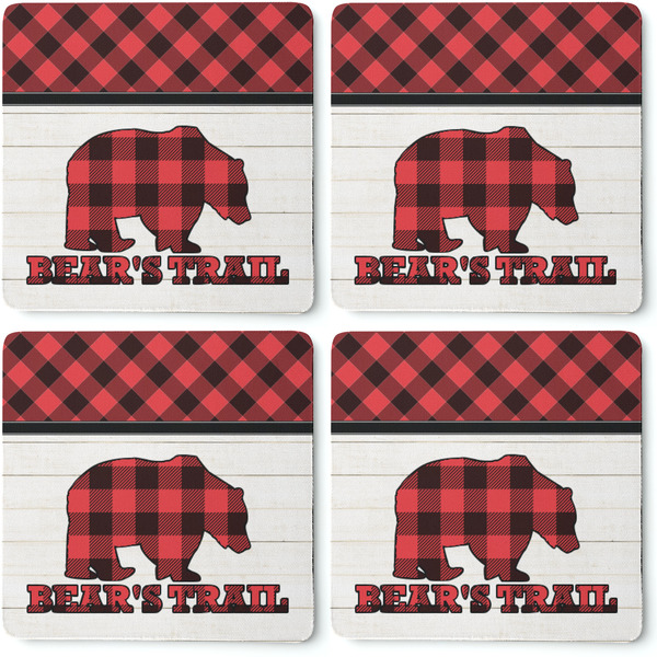 Lumberjack Plaid Coaster Rubber Back - Apvl