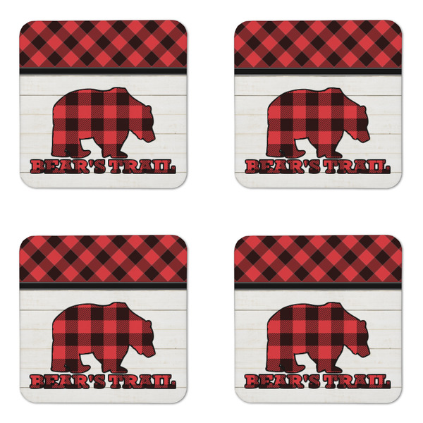 Lumberjack Plaid Coaster Set - APPROVAL